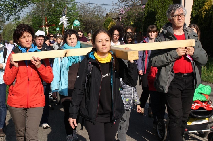 Z Witkowic do Wieprza - 2. dzień drogi do Łagiewnik - 2019