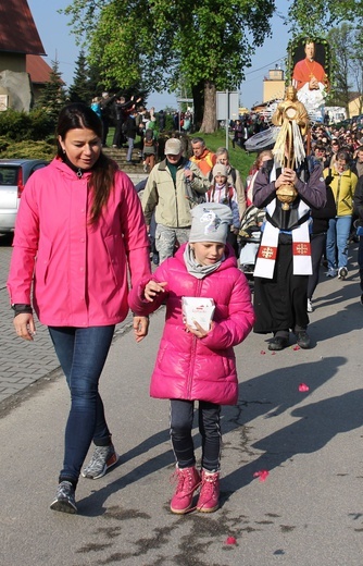 Z Witkowic do Wieprza - 2. dzień drogi do Łagiewnik - 2019