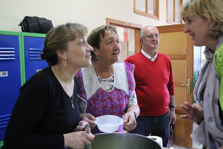 Postój pielgrzymów w Wieprzu - 2019