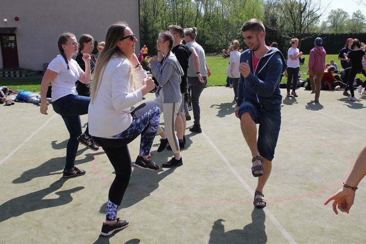 Postój pielgrzymów w Wieprzu - 2019