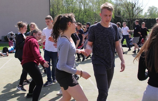 Postój pielgrzymów w Wieprzu - 2019