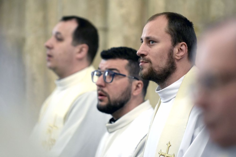 Pielgrzymka duchowieństwa do strzegomskiej bazyliki