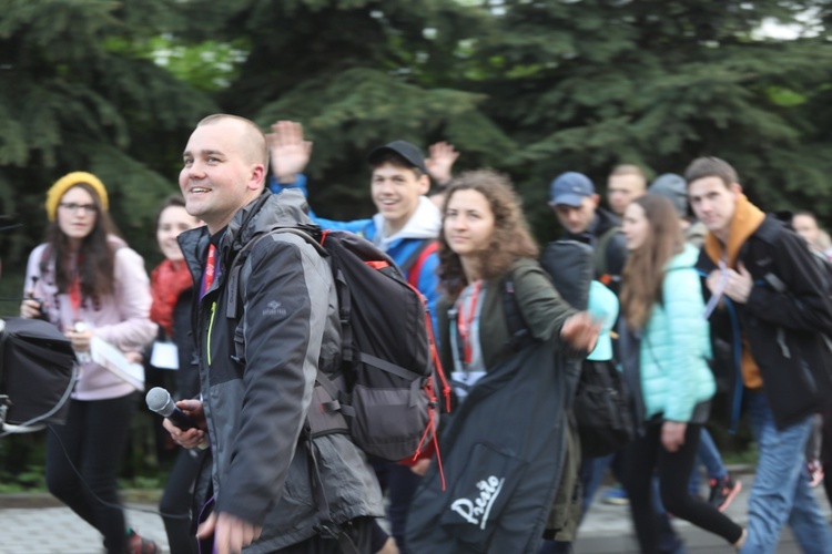 Powitanie grupy bł. ks. Sopoćki w Nidku - 2019