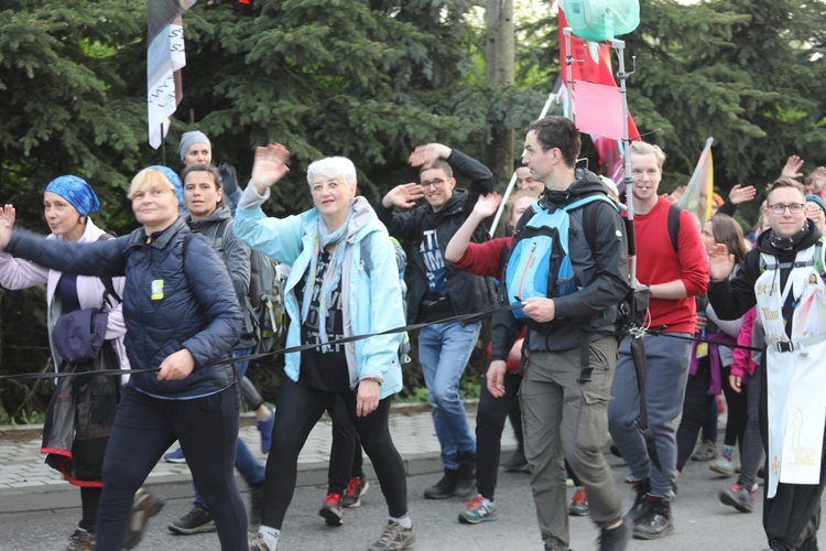 Powitanie grupy bł. ks. Sopoćki w Nidku - 2019