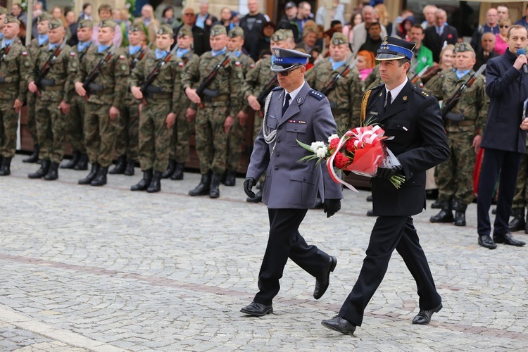 Uroczystości 3 maja w Sandomierzu 