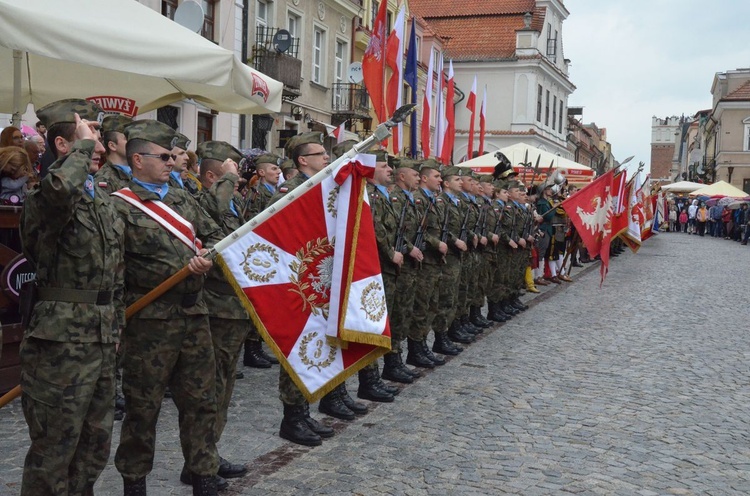 Uroczystości 3 maja w Sandomierzu 