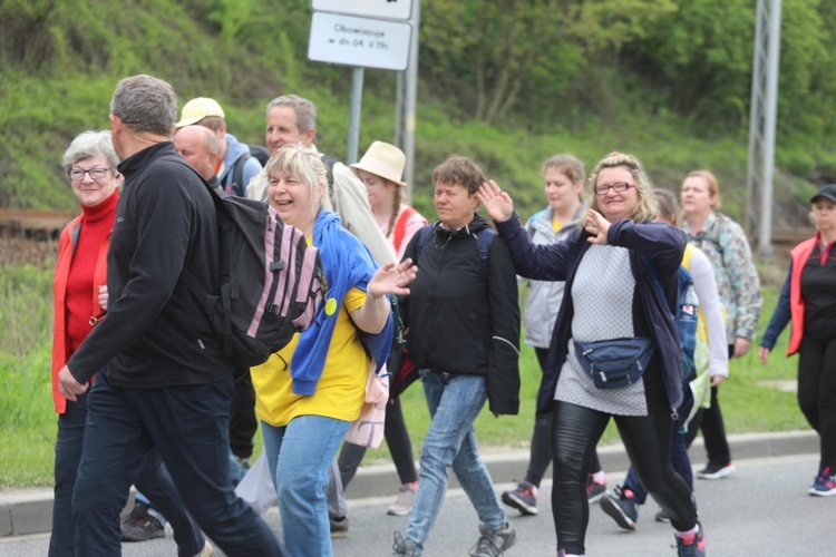 7. pielgrzymka dotarła z Hałcnowa do Łagiewnik - 2019