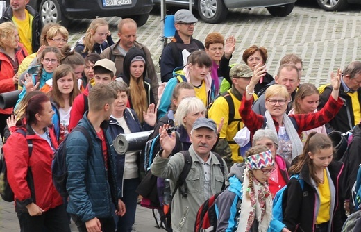 Pielgrzymi łagiewniccy dotarli do Centrum św. Jana Pawła II - 2019