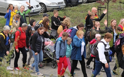 Pielgrzymi łagiewniccy dotarli do Centrum św. Jana Pawła II - 2019