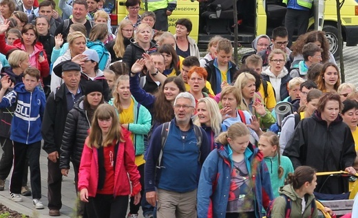 Pielgrzymi łagiewniccy dotarli do Centrum św. Jana Pawła II - 2019