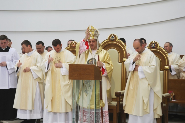 Łagiewniccy pielgrzymi u św. Faustyny i na Mszy św. w bazylice - 2019 