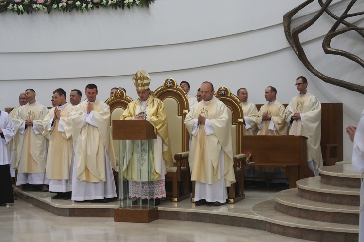 Łagiewniccy pielgrzymi u św. Faustyny i na Mszy św. w bazylice - 2019 