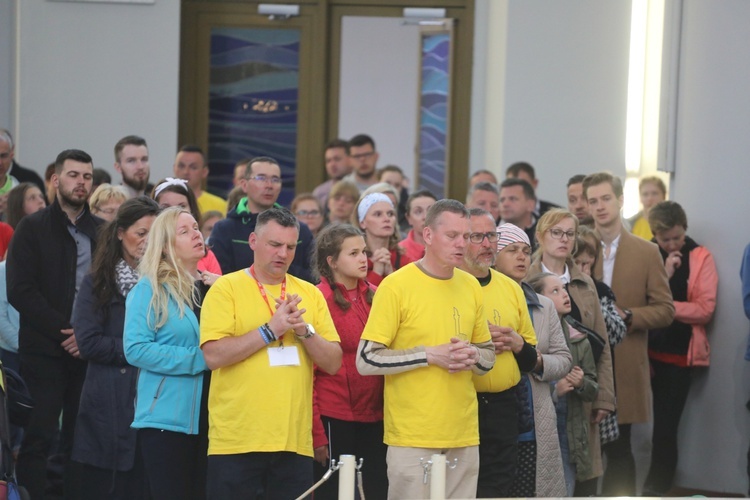 Łagiewniccy pielgrzymi u św. Faustyny i na Mszy św. w bazylice - 2019 