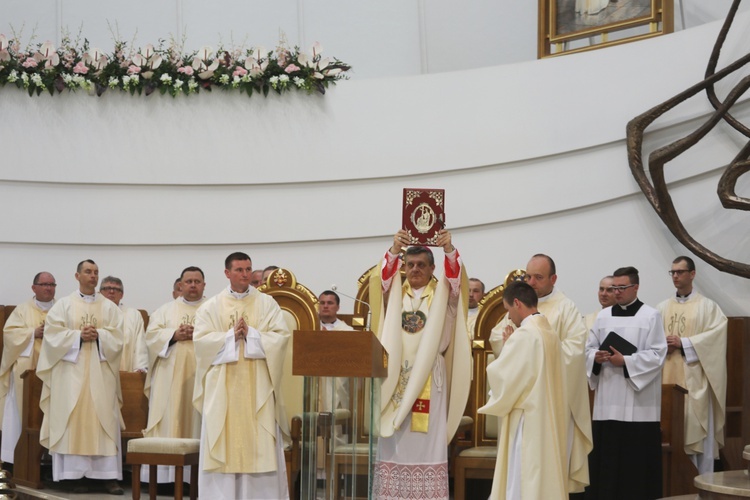 Łagiewniccy pielgrzymi u św. Faustyny i na Mszy św. w bazylice - 2019 