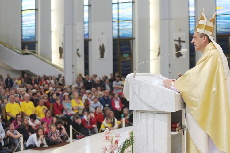 Łagiewniccy pielgrzymi u św. Faustyny i na Mszy św. w bazylice - 2019 