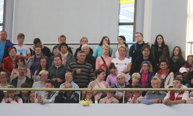 Łagiewniccy pielgrzymi u św. Faustyny i na Mszy św. w bazylice - 2019 