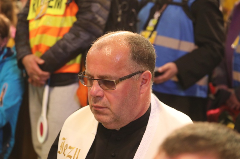 Łagiewniccy pielgrzymi u św. Faustyny i na Mszy św. w bazylice - 2019 