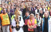 Łagiewniccy pielgrzymi u św. Faustyny i na Mszy św. w bazylice - 2019 