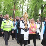 Łagiewniccy pielgrzymi u św. Faustyny i na Mszy św. w bazylice - 2019 