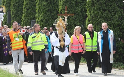 Łagiewniccy pielgrzymi u św. Faustyny i na Mszy św. w bazylice - 2019 