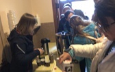 Pierwszy postój pielgrzymów u św. Jana Kantego w Kętach - 2019