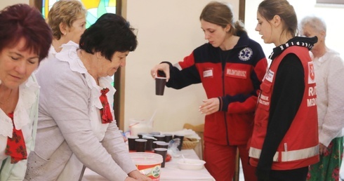 W Wysokiej mieszkańcy zawsze z radością czekają na pielgrzymów.