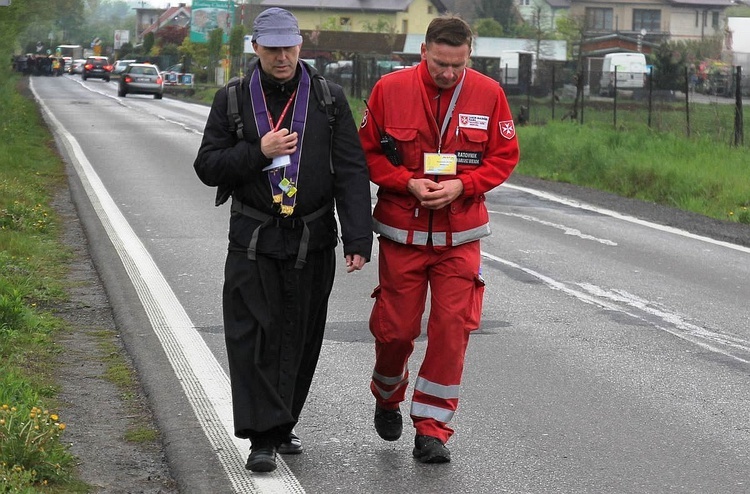 Maltańczycy wśród pielgrzymów łagiewnickich - 2019