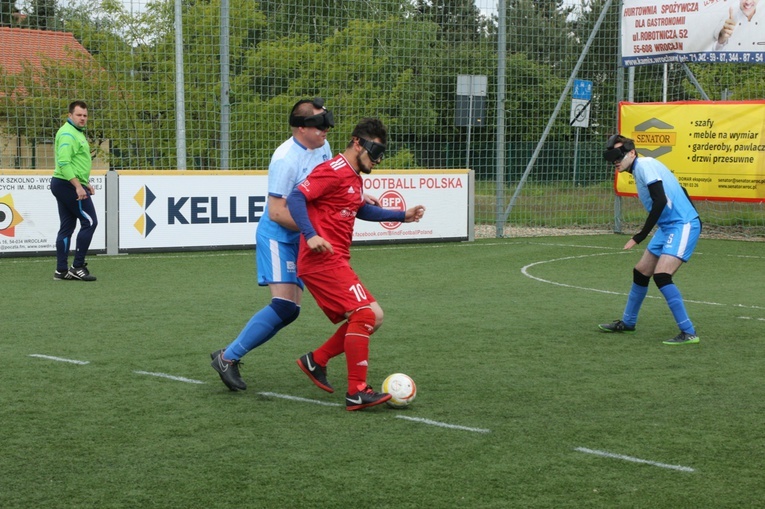 Turniej Blind Football czyli piłka nożna osób niewidomych i słabowidzących