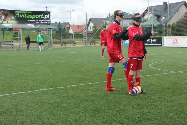 Turniej Blind Football czyli piłka nożna osób niewidomych i słabowidzących