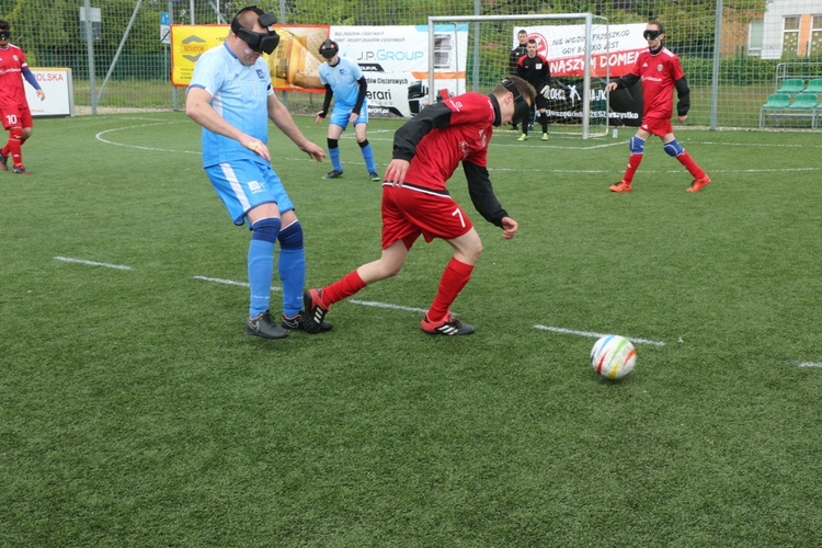 Turniej Blind Football czyli piłka nożna osób niewidomych i słabowidzących