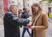 Zbiórka pod świdnicką katedrą.