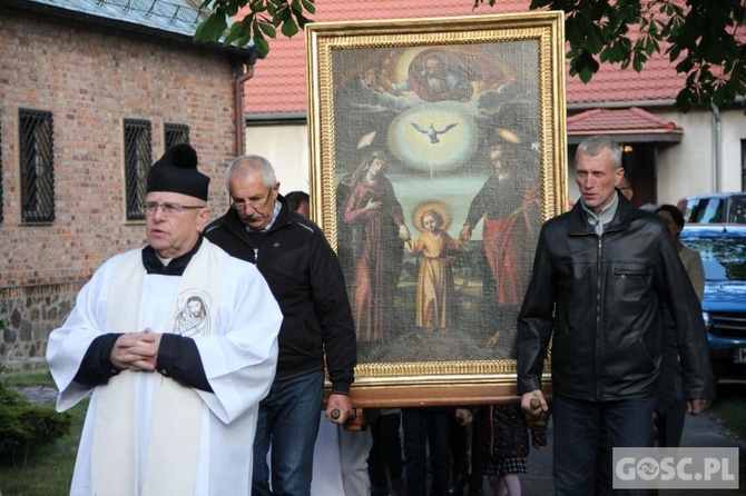 Obraz św. Józefa w parafii pw. św. Jana Chrzciciela w Międzyrzeczu