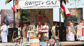 Odpustowej Mszy św. przewodniczył bp W. Skibicki. 