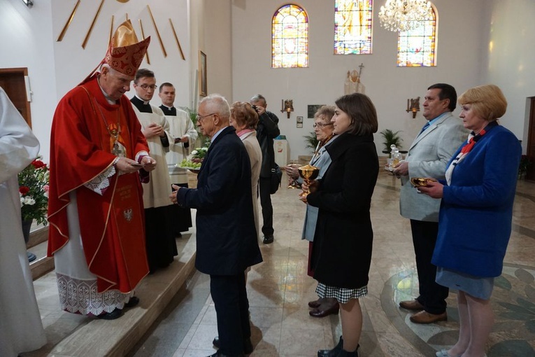 Uroczyste wprowadzenie relikwii św. Wojciecha