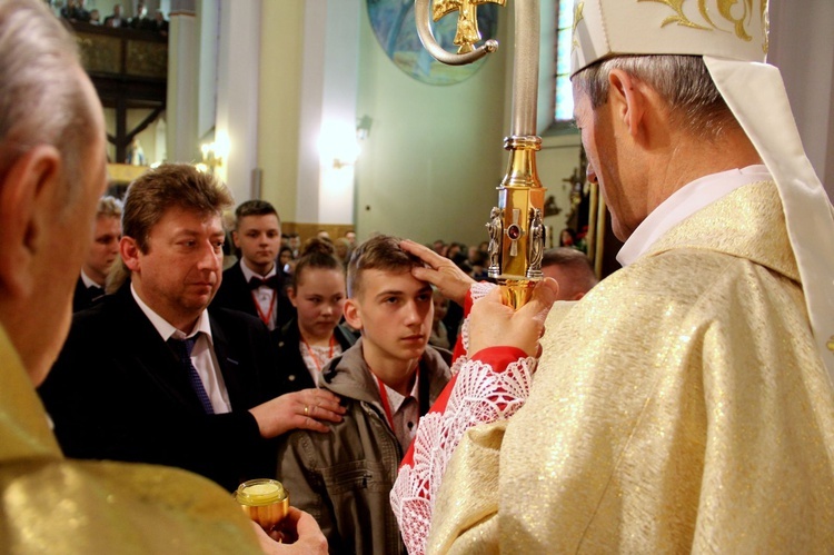 Bierzmowanie w Łapczycy