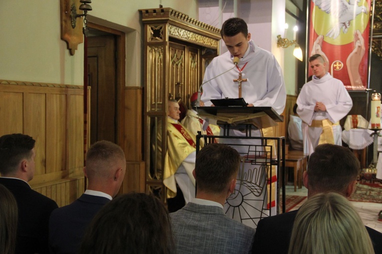 Bierzmowanie w Łapczycy