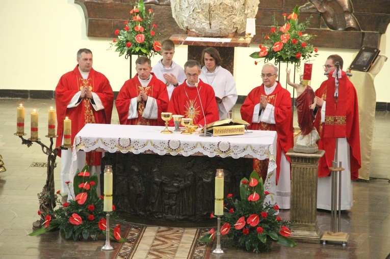 Bierzmowanie w kościele św. Pawła w Bochni