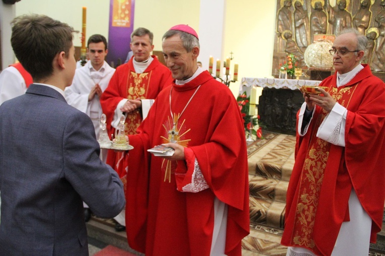 Bierzmowanie w kościele św. Pawła w Bochni