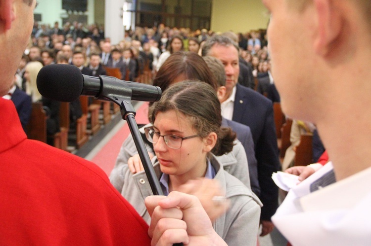 Bierzmowanie w kościele św. Pawła w Bochni