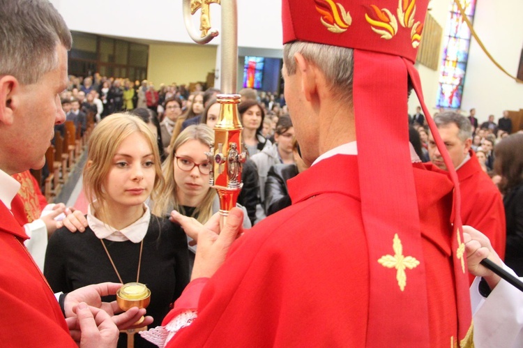 Bierzmowanie w kościele św. Pawła w Bochni