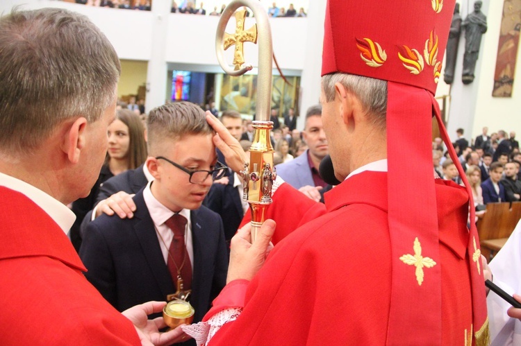 Bierzmowanie w kościele św. Pawła w Bochni