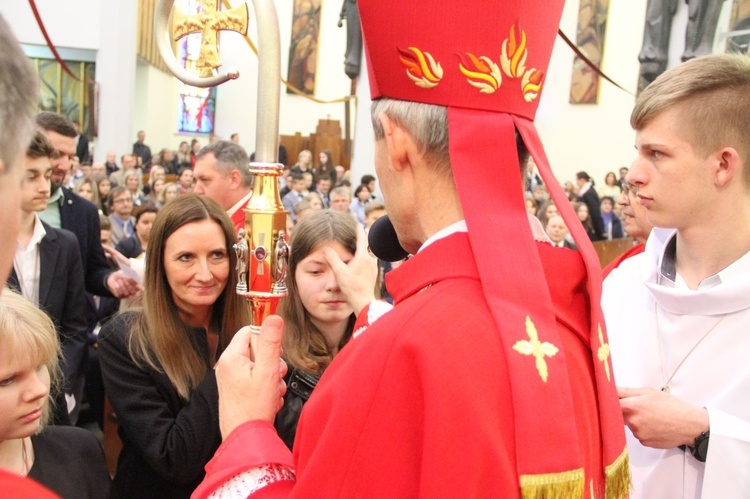 Bierzmowanie w kościele św. Pawła w Bochni