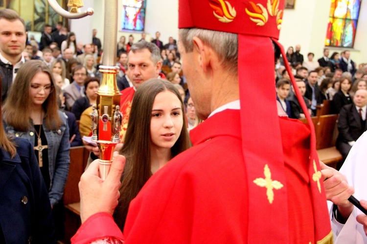 Bierzmowanie w kościele św. Pawła w Bochni