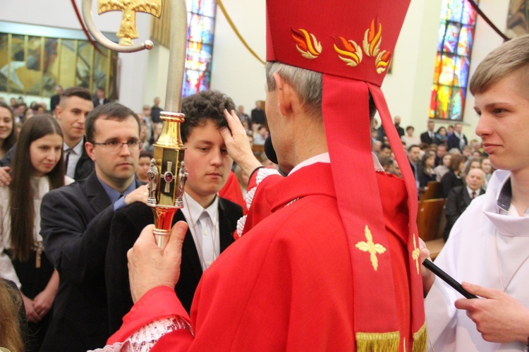 Bierzmowanie w kościele św. Pawła w Bochni