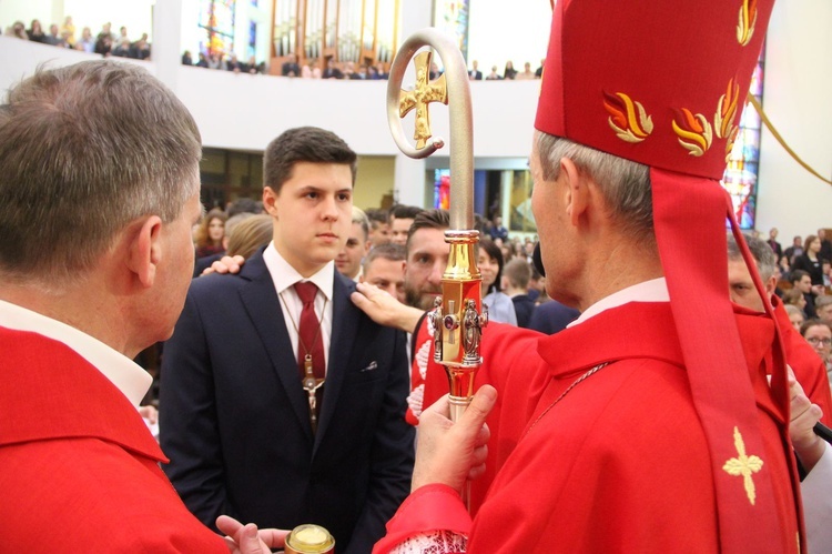 Bierzmowanie w kościele św. Pawła w Bochni