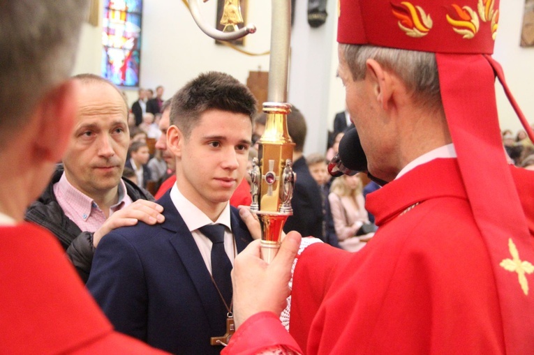 Bierzmowanie w kościele św. Pawła w Bochni