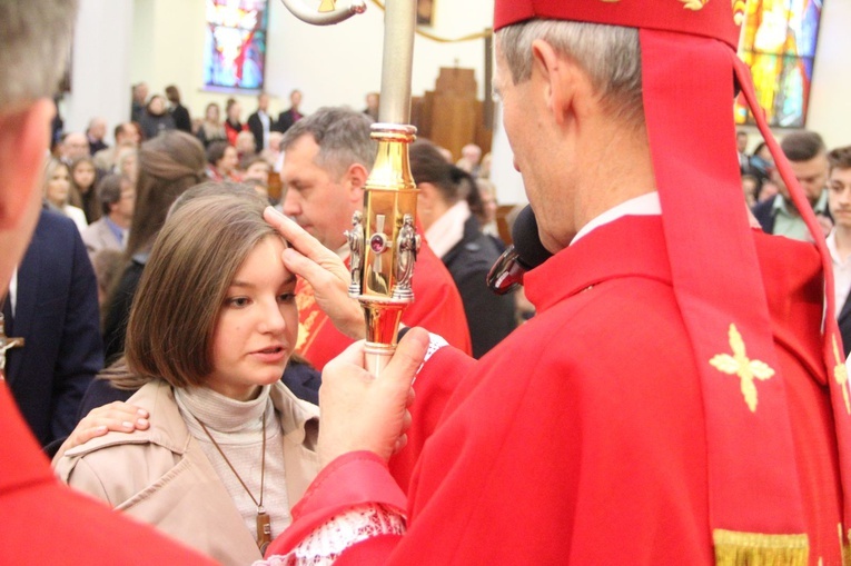 Bierzmowanie w kościele św. Pawła w Bochni