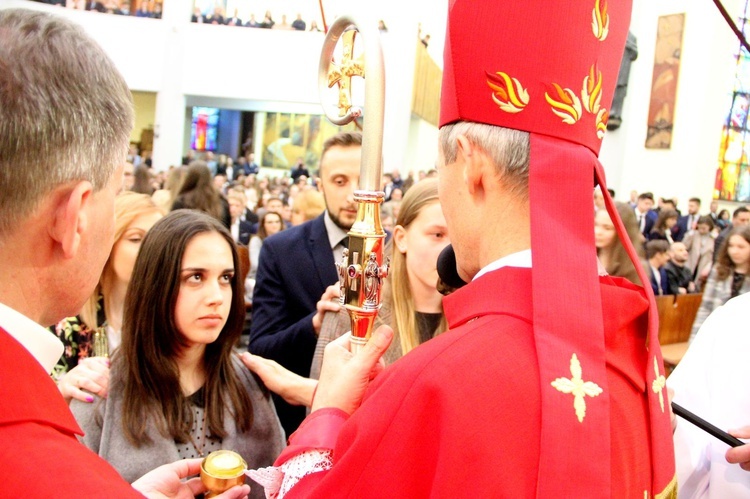 Bierzmowanie w kościele św. Pawła w Bochni