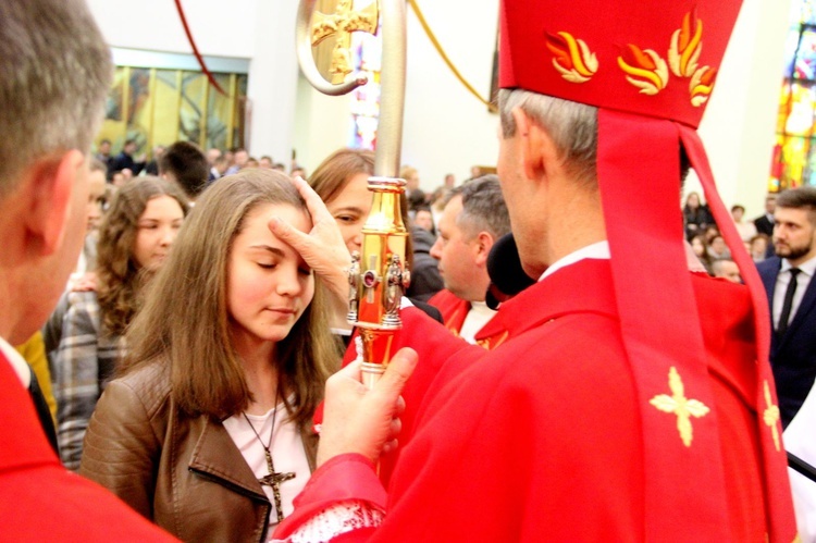 Bierzmowanie w kościele św. Pawła w Bochni