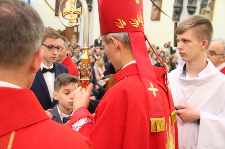 Bierzmowanie w kościele św. Pawła w Bochni